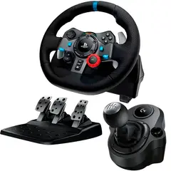 LOGITECH - Combo Timón G29 + Palanca de cambios para play station 543PC