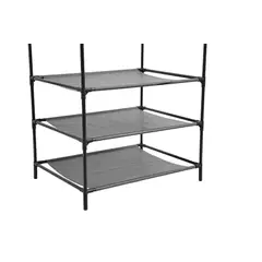 RTA DESIGN - Closet Organizador Lula, Negro, De Tres Niveles