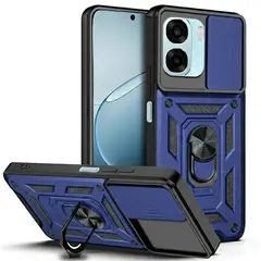 GENERICO - Funda Estuche Case Slider Compatible Con Oppo A6 5G Azul