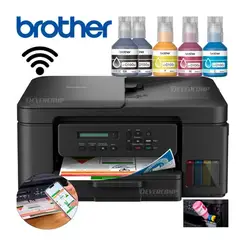 BROTHER - Impresora MFP-DCP-T730DW Multifuncional Color, Duplex Amplia y Reduce, Cable USB, WIFI
