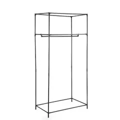 RTA DESIGN - Closet Organizador Tuco, Negro, De tela, con espacio para organizar ropa
