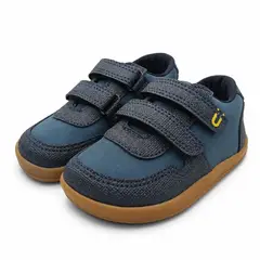 BLUMB - Zapato Barefoot para niño flux azul, Calzado respetuoso, Flexible, Zero Drop