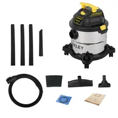 STANLEY - ASPIRADORA INOX SECO/HUMEDO 5 GAL 19 LT 85 CFM SL18115