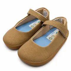 BLUMB - Zapato Barefoot para niña Soft beige, Calzdo respetuoso, Flexible, suela Zero drop