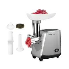 TECNOHOGAR JS - Molino Electrico Picador Para Carne Y Maiz Cocido 800w SlIver criest