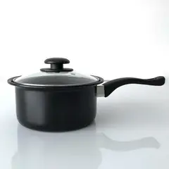 WAER - Juego De Ollas Con Tapa Vidrio Esmaltada Con Utensilios 13 Piezas Libre BPA