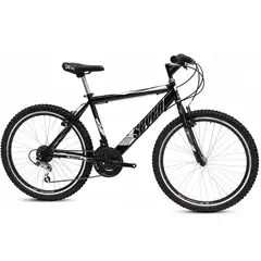 SEVEN - Bicicleta Todo Terreno Hombre Rin 26 18 cambios Negro