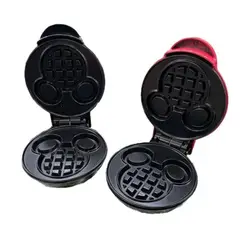 GENERICO - Mini Waflera Mickey Mouse Wafles Infantiles Color Rojo