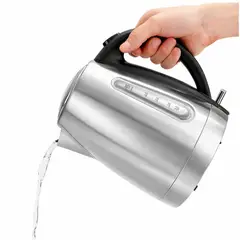 GENERICO - Hervidor de Agua Acero Inoxidable 2 Litros Color Plateado
