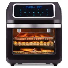 GENERICO - Horno de Aire Sin Aceite Air Fryer Oven 12 Litros Eléctrica Tactil