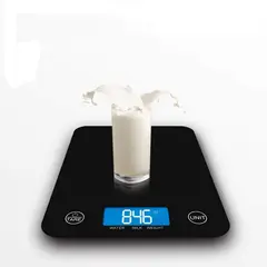 GENERICO - Balanza Gramera 5 Kilos Digital Color Negro
