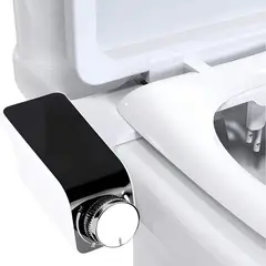 GENERICO - Bidet Sanitario Ajustable Universal Facil de Instalar en Acero Inoxidable Color Blanco