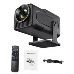 GENERICO - Mini-proyector Led Hy-320 5000lm Android 11 4k Soporte en Plástico Color Negro