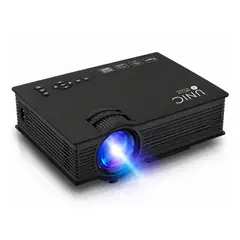 GENERICO - Mini Proyector Uc68 Portatil 1200 Lumens 80 Ans 1080 Full Hd en Plástico