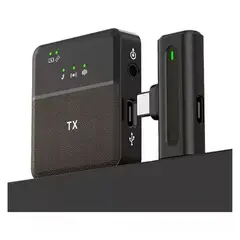 GENERICO - Micrófono de Solapa Multifuncional e Inalámbrico para Celular en Plástico