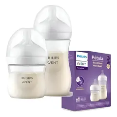 PHILIPS AVENT - Set Teteros Natural Response 2 Teteros 9oz 2 De 4oz 2 Tetinas Lenta Mediana
