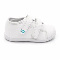 BLUMB - Zapato escolar Barefoot blanco para niños y niñas Class, calzado respetuoso, Flexible, Suela Zero Drop