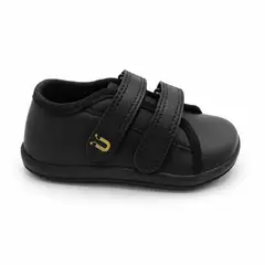 BLUMB - Zapato escolar Barefoot Negro para niños y niñas Class, calzado respetuoso, Flexible, Suela Zero Drop