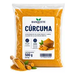 GENERICO - Cúrcuma En Polvo 500g Natural