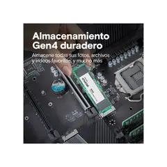 CRUCIAL - Unidad Estado Sólido SSD M2 NVMe 1TB E100 GEN4 De Alta Eficiencia y Estabilidad