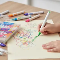 POINTER - Set X6 Marcadores Doble Punta Colores Mágicos Para Niños