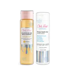 GENERICO - Shampoo de miel+ Shampoo cabello graso Click hair