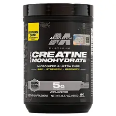 MUSCLETECH - Creatina monohidratada platinum 100% creatine 450gr