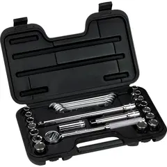STANLEY - JUEGO MECANICO X25 PZS 12 PG LLAVES METRICAS 86736