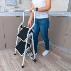 PRETUL - Escalerilla Tubular Plegable 2 Peldaños (ESTU-2P – Código 24118)