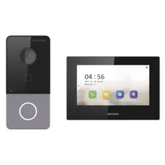 HIKVISION - Videoportero IP DS-KIS605-P con Cámara HD y Monitor 7