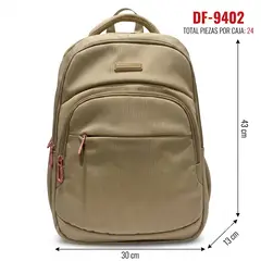GENERICO - Morral para Dama DF-9402 - 43 x 30 x 13 cm - Ideal para Oficina, Universidad y Uso Diario