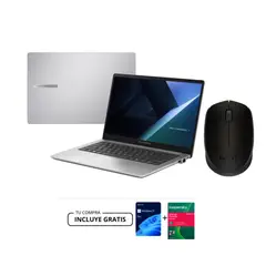 ASUS - PORTÁTIL EXPERTBOOK B1403CVA-S67892, INTEL CORE 5 210H, SSD 512GB, DDR5 16GB, PANTALLA 14" FHD, WIN 11 PRO