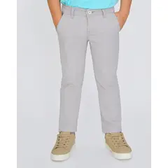 BALLESTA KIDS - Pantalón Drill Slim Niño Perla