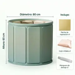 OEM - Bañera de Hielo Plegable Frio y calor 80cm