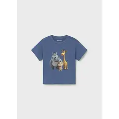MAYORAL - Camiseta Estampado Animales Azul