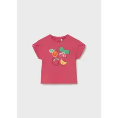 MAYORAL - Blusa Frutas Interactiva Fucsia
