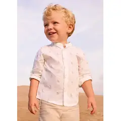 MAYORAL - Camisa Estampado Dog Lino