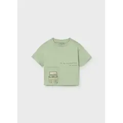 MAYORAL - Camiseta Bolsillo Carro Verde