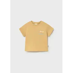 MAYORAL - Camiseta Estampado Frase Amarillo