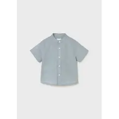 MAYORAL - Camisa Cuello Mao Lino Jade