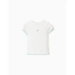 ZIPPY - Blusa Bordes Corazon Blanco