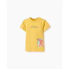 ZIPPY - Camiseta Estampado Tigre Mostaza