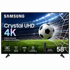 SAMSUNG - Televisor 58” U8500H 4K UHD Smart TV Crystal HDR Vision IA