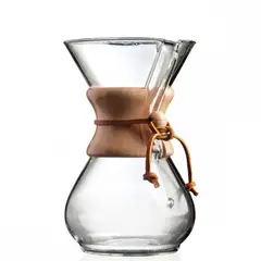 CHEMEX - Cafetera Jarra Original de Vidrio para 6 Tazas