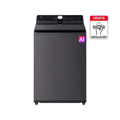 LG - Lavadora Carga Superior 23Kg Gris Grafito AIDD EasyUnload WT23EGTX6.AEGECOL
