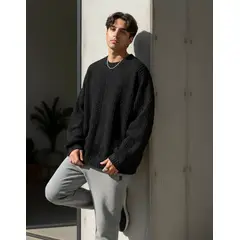 GENERICO - Saco Oversize De Punto Casual Unisex Buzo Texturizado Japones