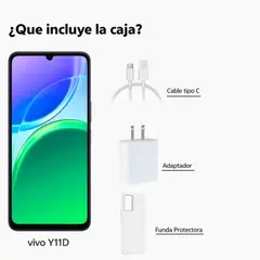 VIVO - Celular Y11D 128GB 4G Negro