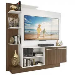 AKIVOY - Panel De TV Braga Para Tv De Hasta 60 Pulgadas Color Blanco