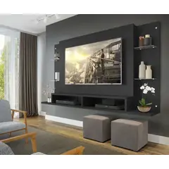 AKIVOY - Panel De TV Braga Para Tv De Hasta 60 Pulgadas Color Negro
