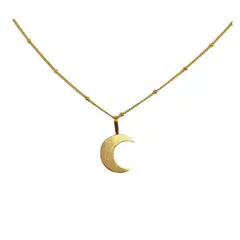 MERAKI - Cadena para Mujer con Dije Bañada en Oro 24K Joyería Artesanal Cadena elegante